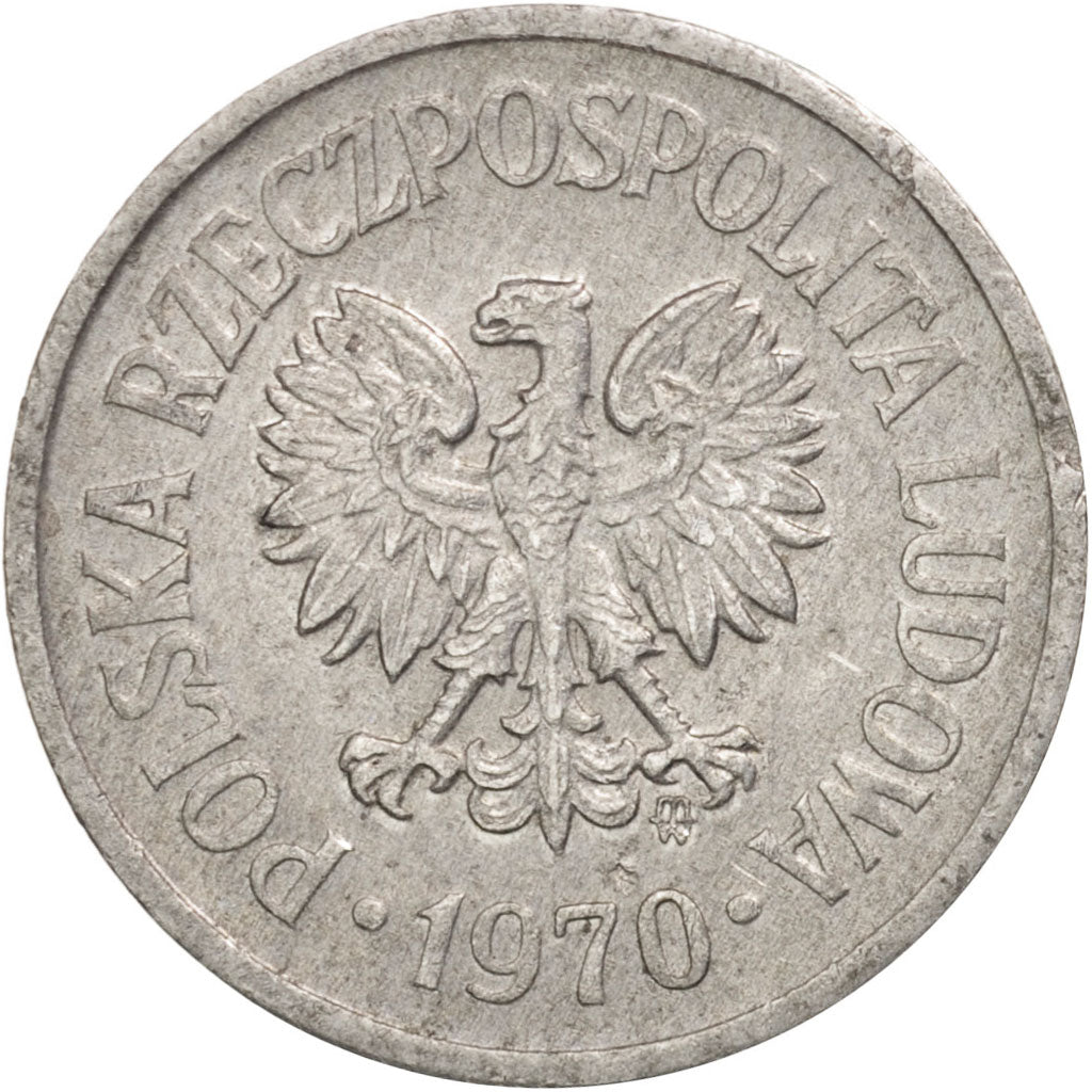 Monnaie, Pologne, 10 Groszy, 1970, Warsaw, TTB+, Aluminium, KM:AA47