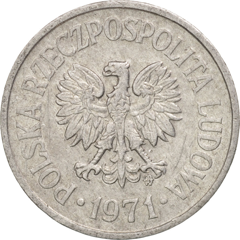 Pologne, 10 Groszy, 1971, Warsaw, TTB+, Aluminum, KM:AA47