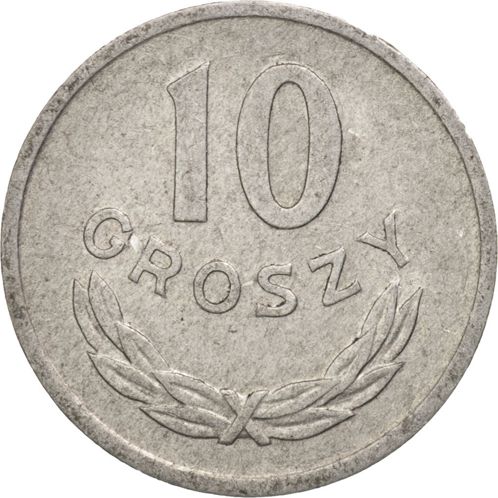 Pologne, 10 Groszy, 1971, Warsaw, TTB+, Aluminum, KM:AA47
