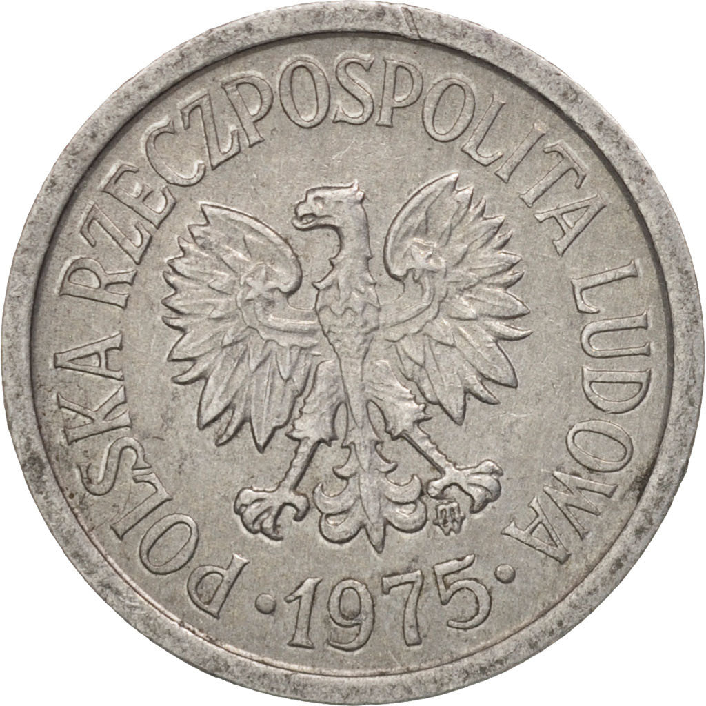 Monnaie, Pologne, 10 Groszy, 1975, Warsaw, SUP, Aluminium, KM:AA47