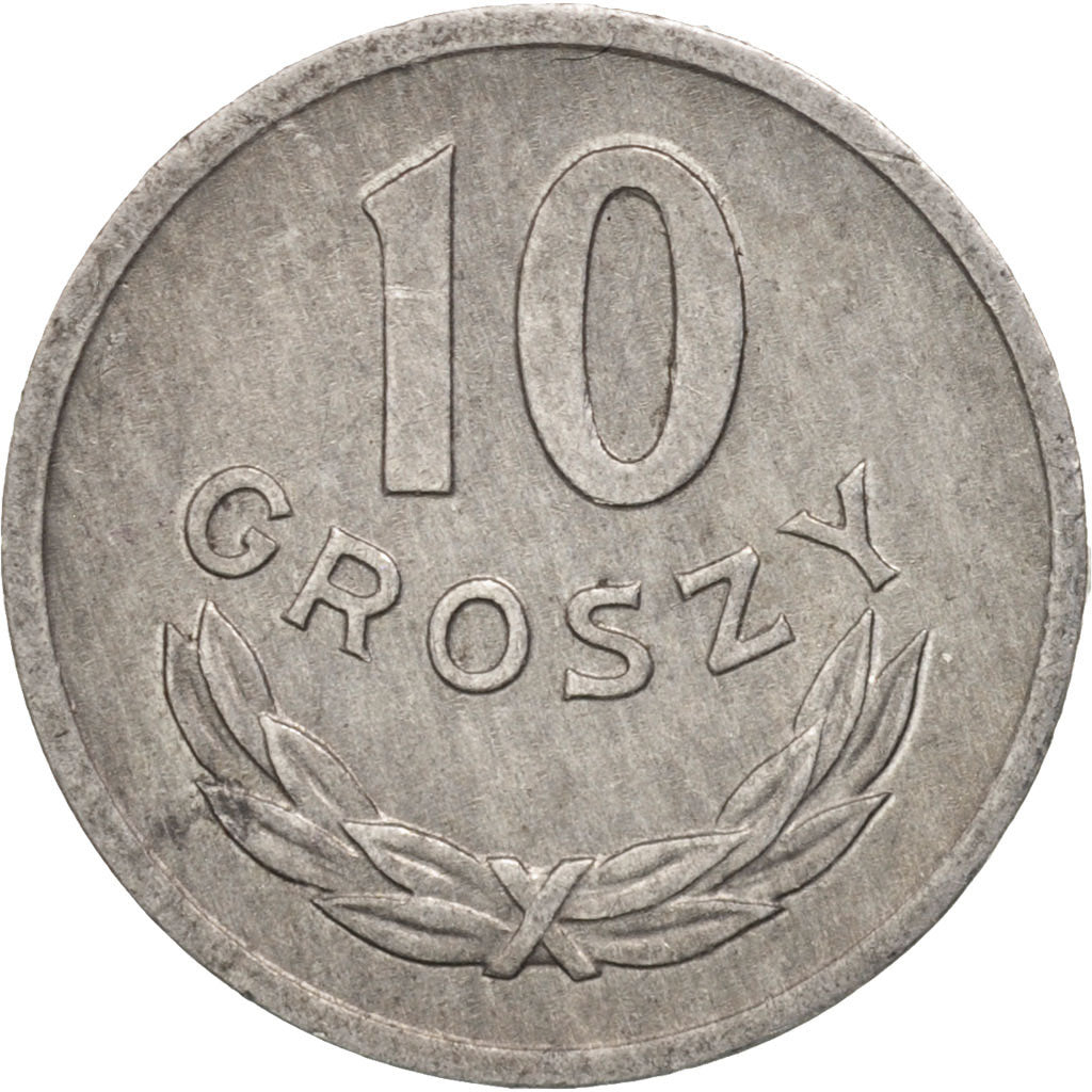 Monnaie, Pologne, 10 Groszy, 1975, Warsaw, SUP, Aluminium, KM:AA47