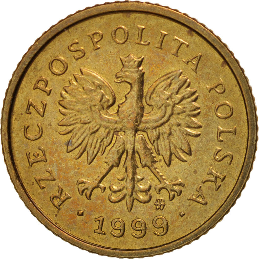 Monnaie, Pologne, Grosz, 1999, Warsaw, SUP+, Laiton, KM:276