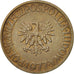 Coin, Poland, 5 Zlotych, 1977, Warsaw, AU(50-53), Brass, KM:81.1