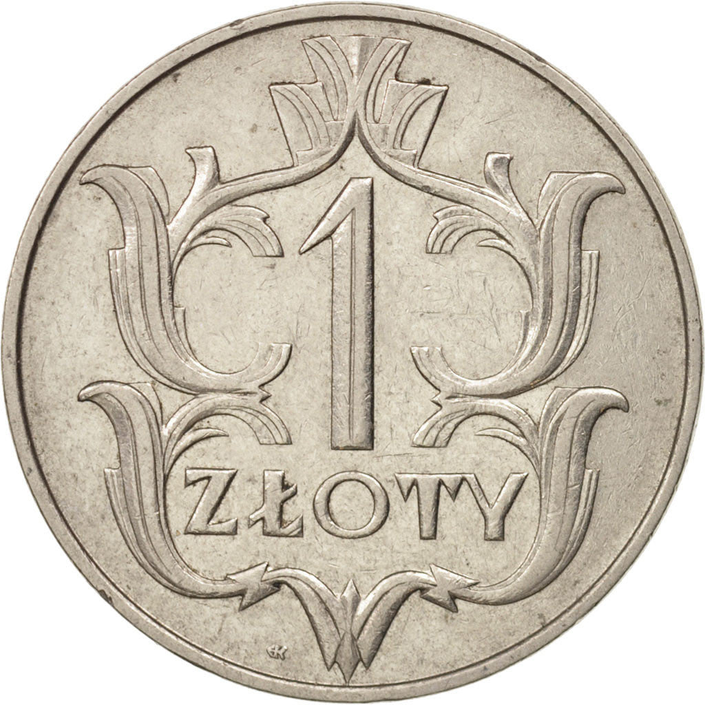 Poland, Zloty, 1929, Warsaw, AU(50-53), Nickel, KM:14