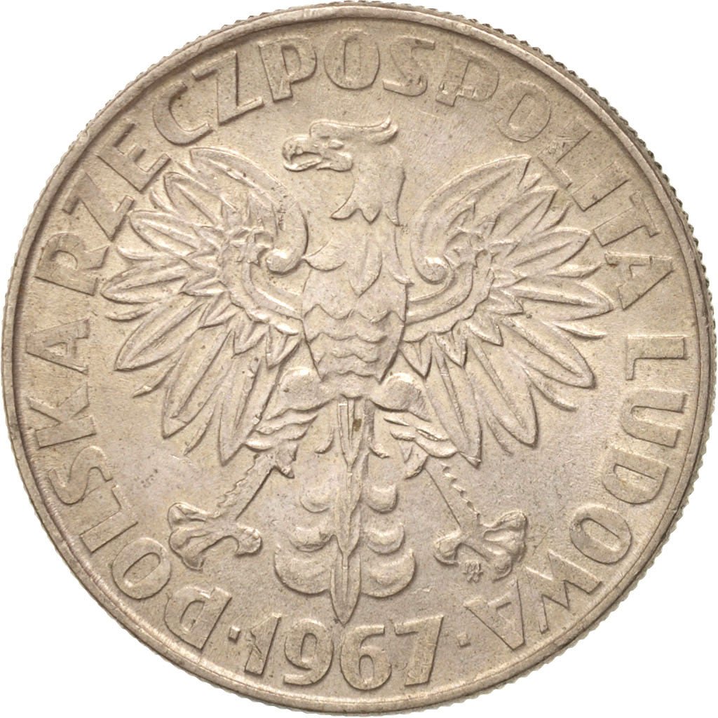 Monnaie, Pologne, 10 Zlotych, 1967, Warsaw, TTB+, Copper-nickel, KM:59