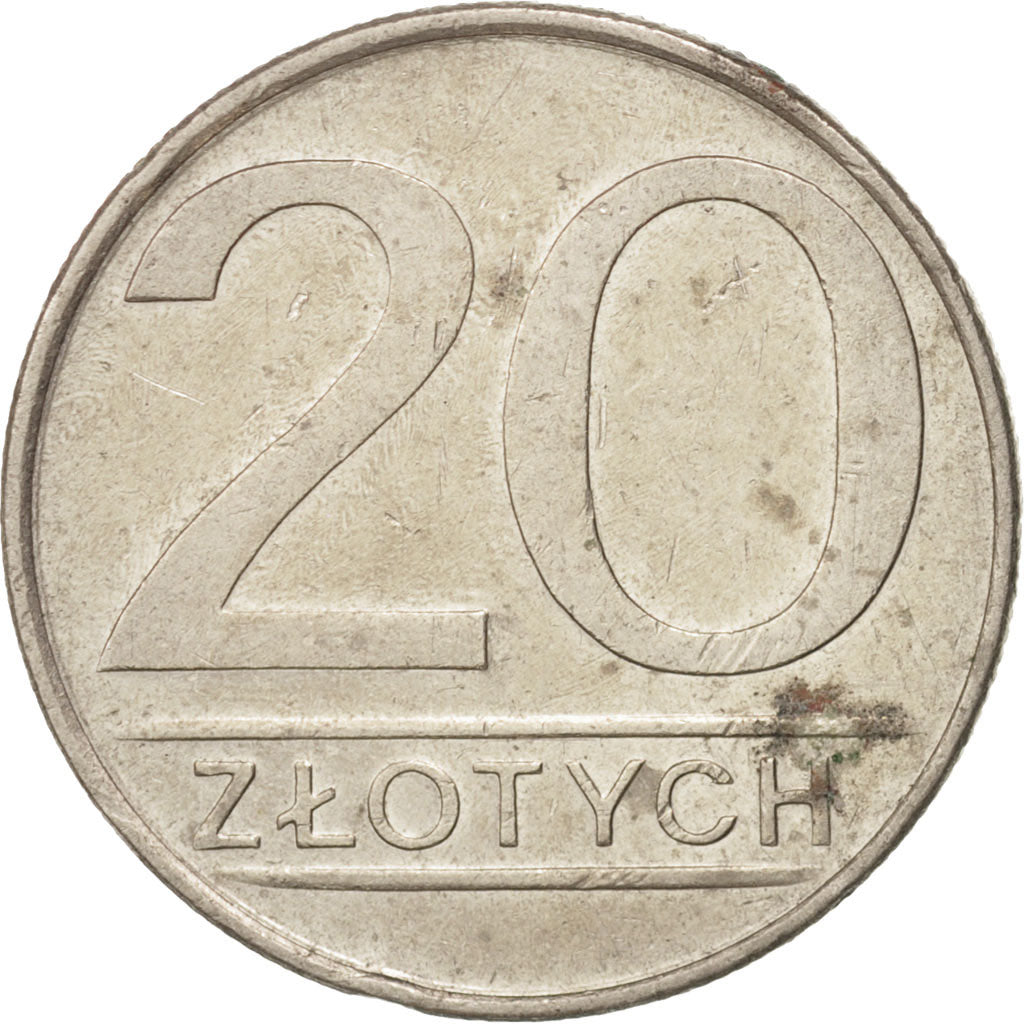 Monnaie, Pologne, 20 Zlotych, 1985, Warsaw, TTB+, Copper-nickel, KM:153.1