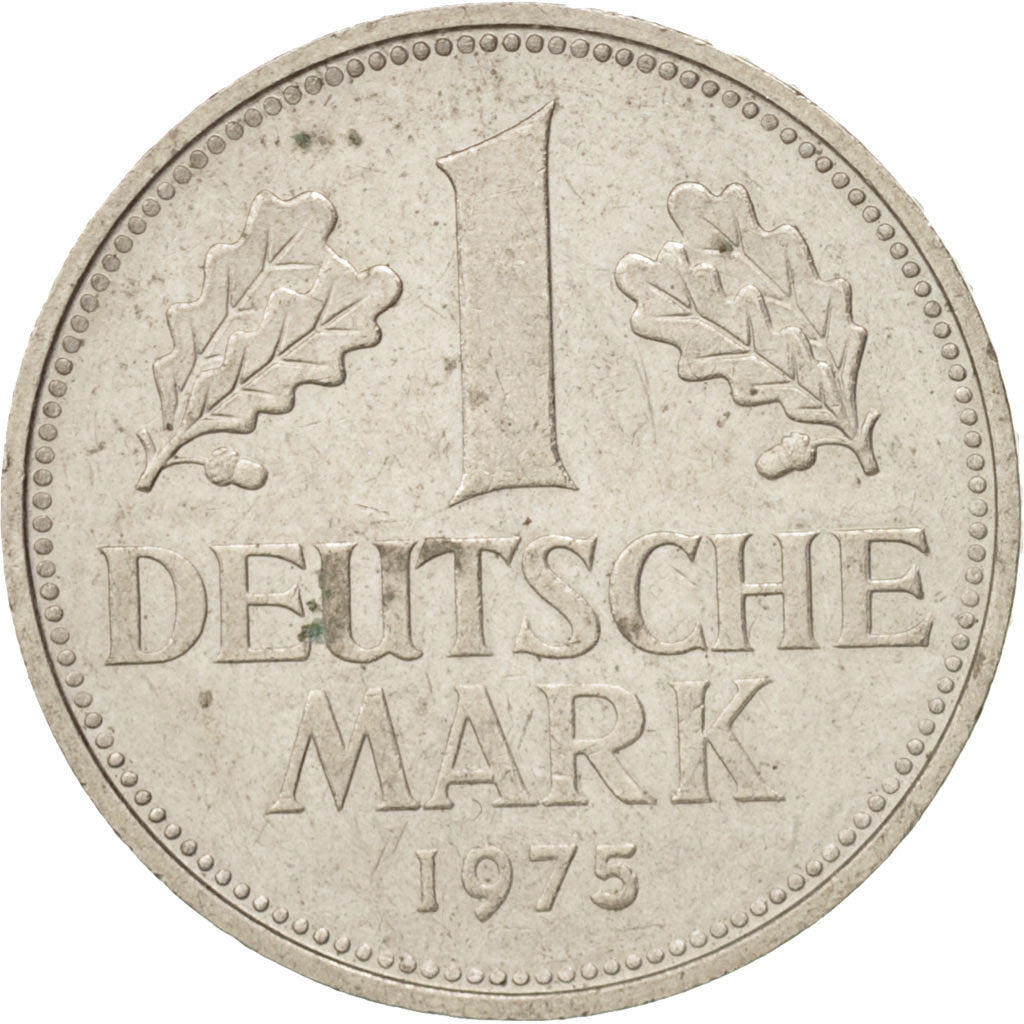 Moneda, ALEMANIA - REPÚBLICA FEDERAL, Mark, 1975, Hamburg, EBC, Cobre -