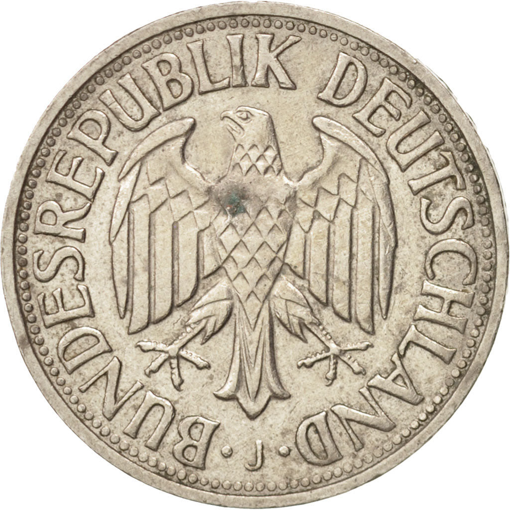 GERMANY - FEDERAL REPUBLIC, Mark, 1966, Hamburg, AU(50-53), KM:110