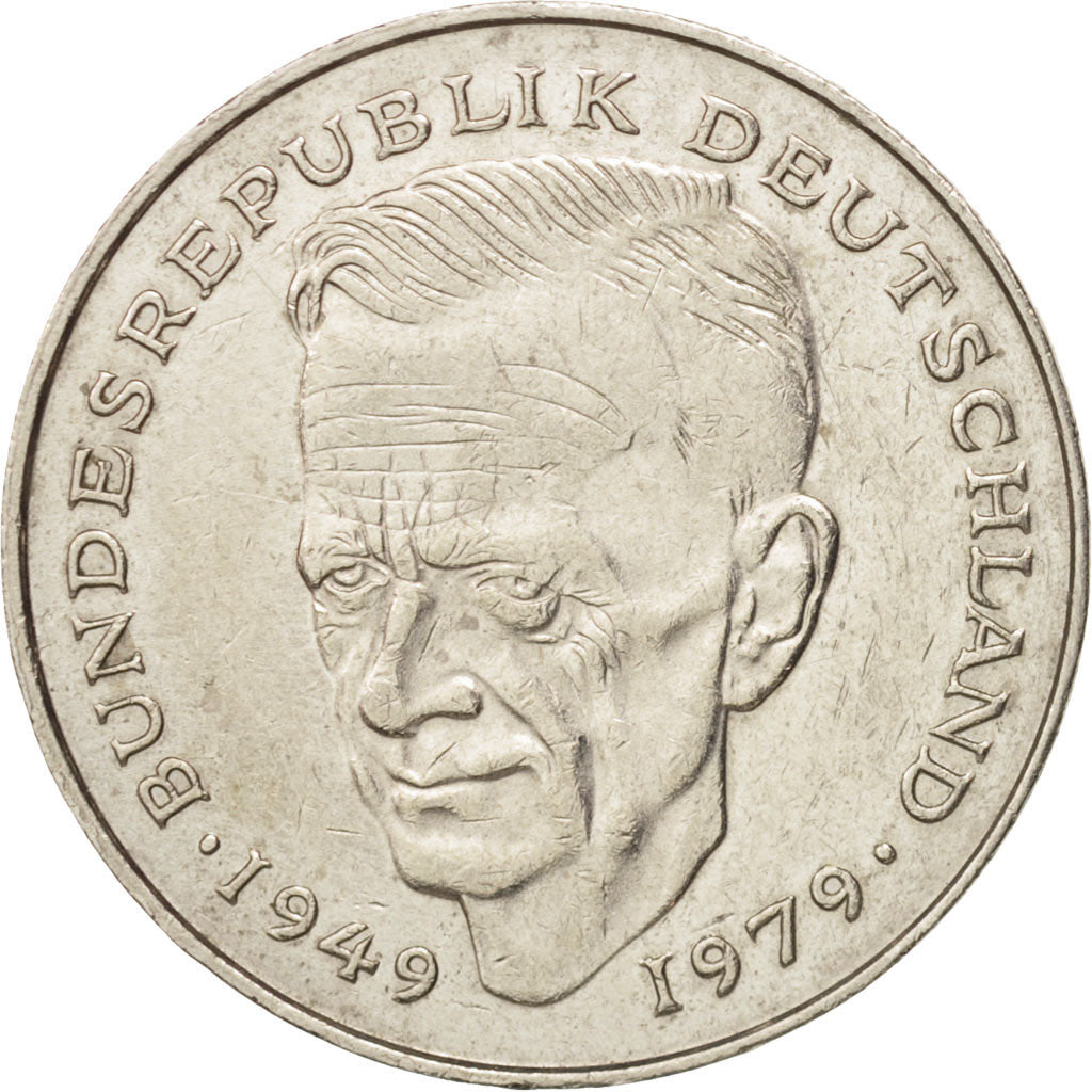 Coin, GERMANY - FEDERAL REPUBLIC, 2 Mark, 1987, Karlsruhe, AU(50-53)