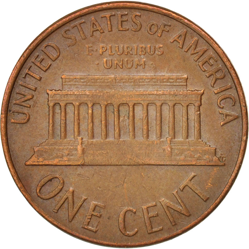 Coin, United States, Lincoln Cent, Cent, 1968, U.S. Mint, Denver, EF(40-45)