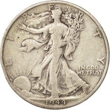 États-Unis, Walking Liberty Half Dollar, 1944, Philadelphia, TB, KM:142