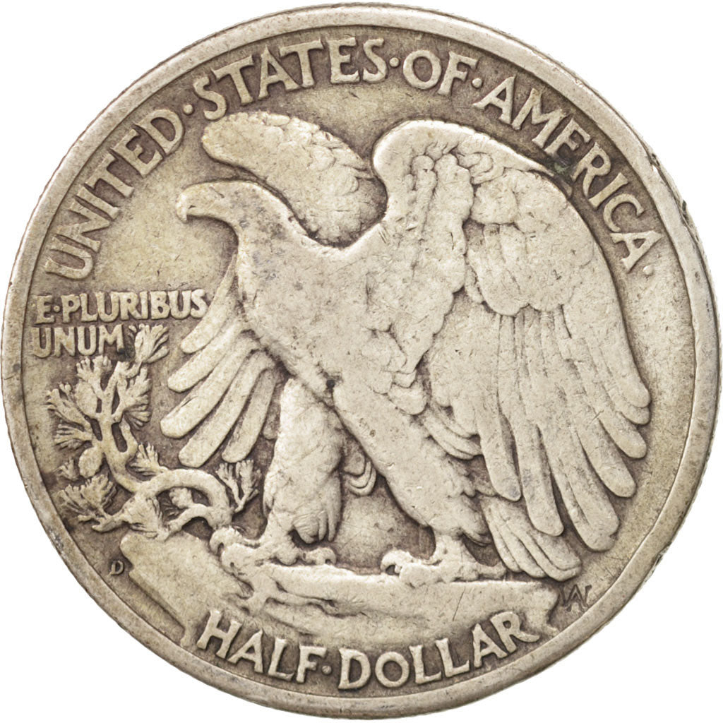 États-Unis, Walking Liberty Half Dollar, 1944, Philadelphia, TB, KM:142