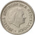 Munten, Nederland, Juliana, 25 Cents, 1950, ZF+, Nickel, KM:183