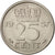 Munten, Nederland, Juliana, 25 Cents, 1957, PR, Nickel, KM:183