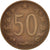 Münze, Tschechoslowakei, 50 Haleru, 1965, SS, Bronze, KM:55.1