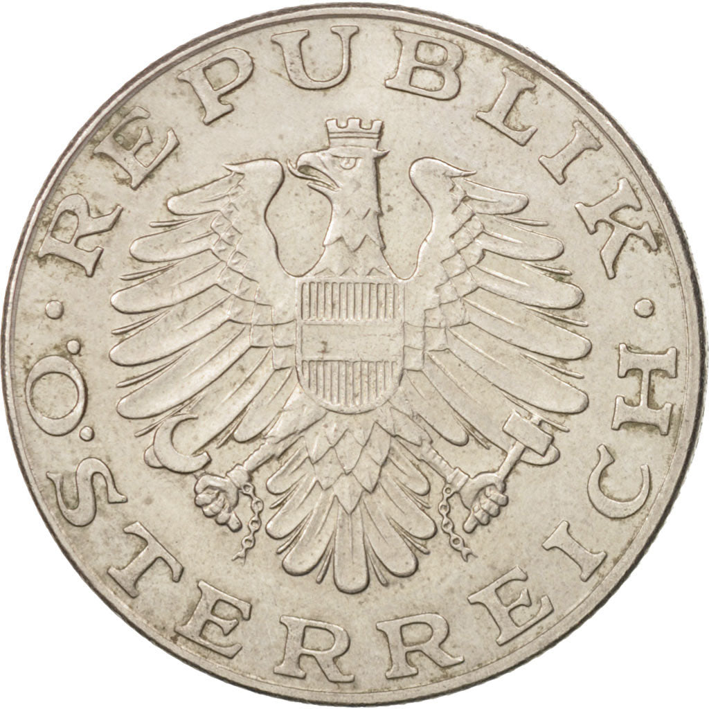 Coin, Austria, 10 Schilling, 1975, MS(60-62), Copper-Nickel Plated Nickel