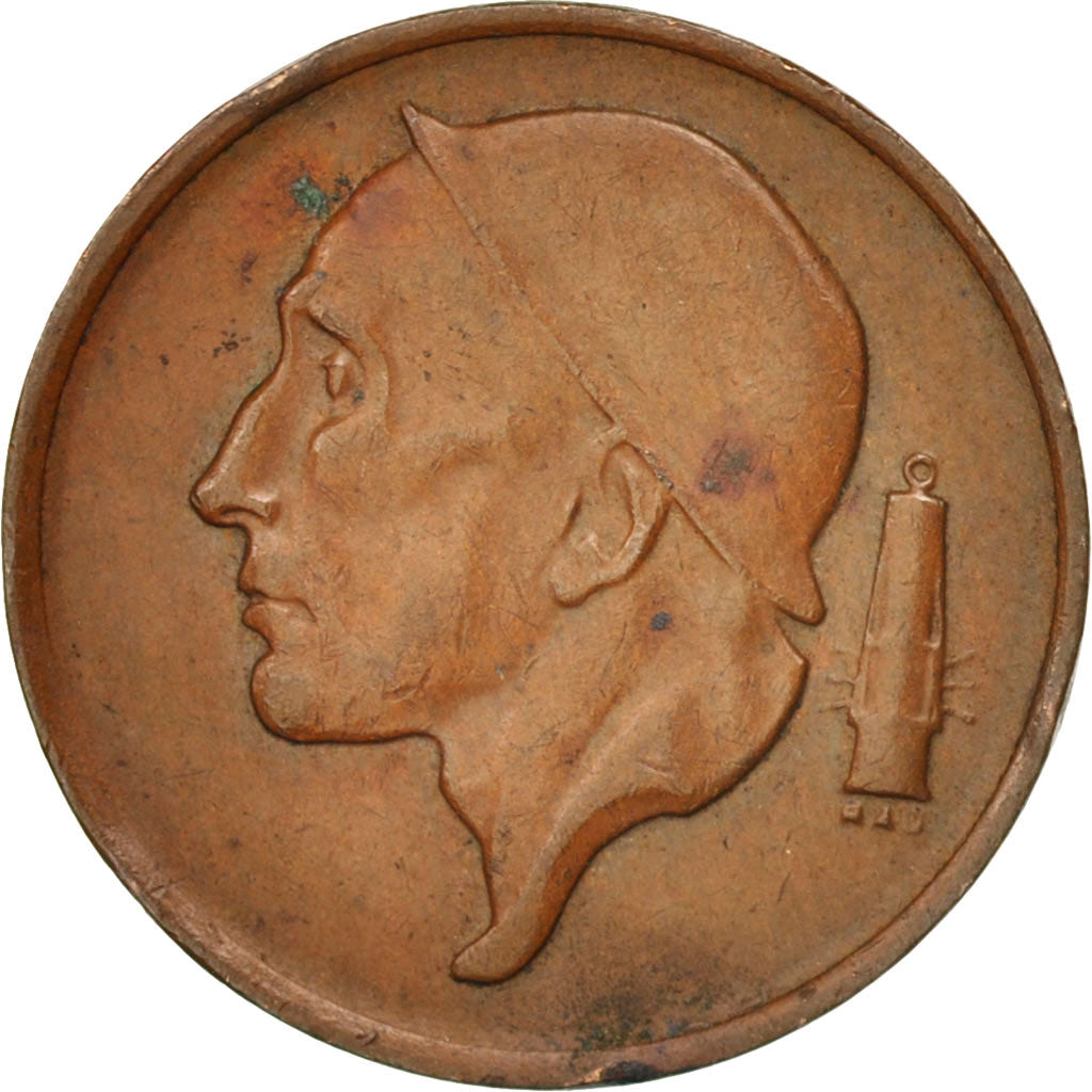 Monnaie, Belgique, Baudouin I, 50 Centimes, 1965, TTB+, Bronze, KM:148.1