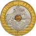 France, Mont Saint Michel, 20 Francs, 1992, MS(63), Tri-Metallic, KM:1008.1