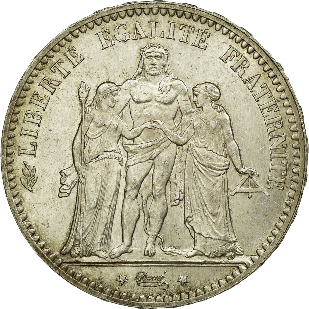 Monnaie, France, Hercule, 5 Francs, 1877, Paris, SUP, Argent, KM:820.1