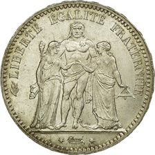 Monnaie, France, Hercule, 5 Francs, 1877, Paris, SUP, Argent, KM:820.1