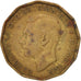 Moneta, Gran Bretagna, George VI, 3 Pence, 1942, MB+, Nichel-ottone, KM:849