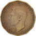 Monnaie, Grande-Bretagne, George VI, 3 Pence, 1938, TB, Nickel-brass, KM:849