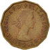 Coin, Great Britain, Elizabeth II, 3 Pence, 1960, EF(40-45), Nickel-brass