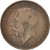 Great Britain, George V, 1/2 Penny, 1923, VF(20-25), Bronze, KM:809