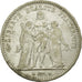 Munten, Frankrijk, Hercule, 5 Francs, 1877, Bordeaux, FR+, Zilver, KM:820.2