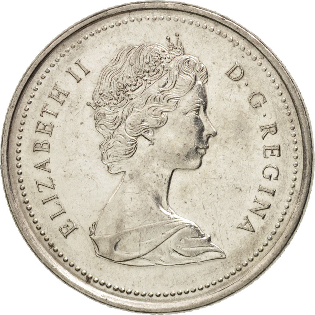 Moneda, Canadá, Elizabeth II, 25 Cents, 1973, Royal Canadian Mint, Ottawa, EBC