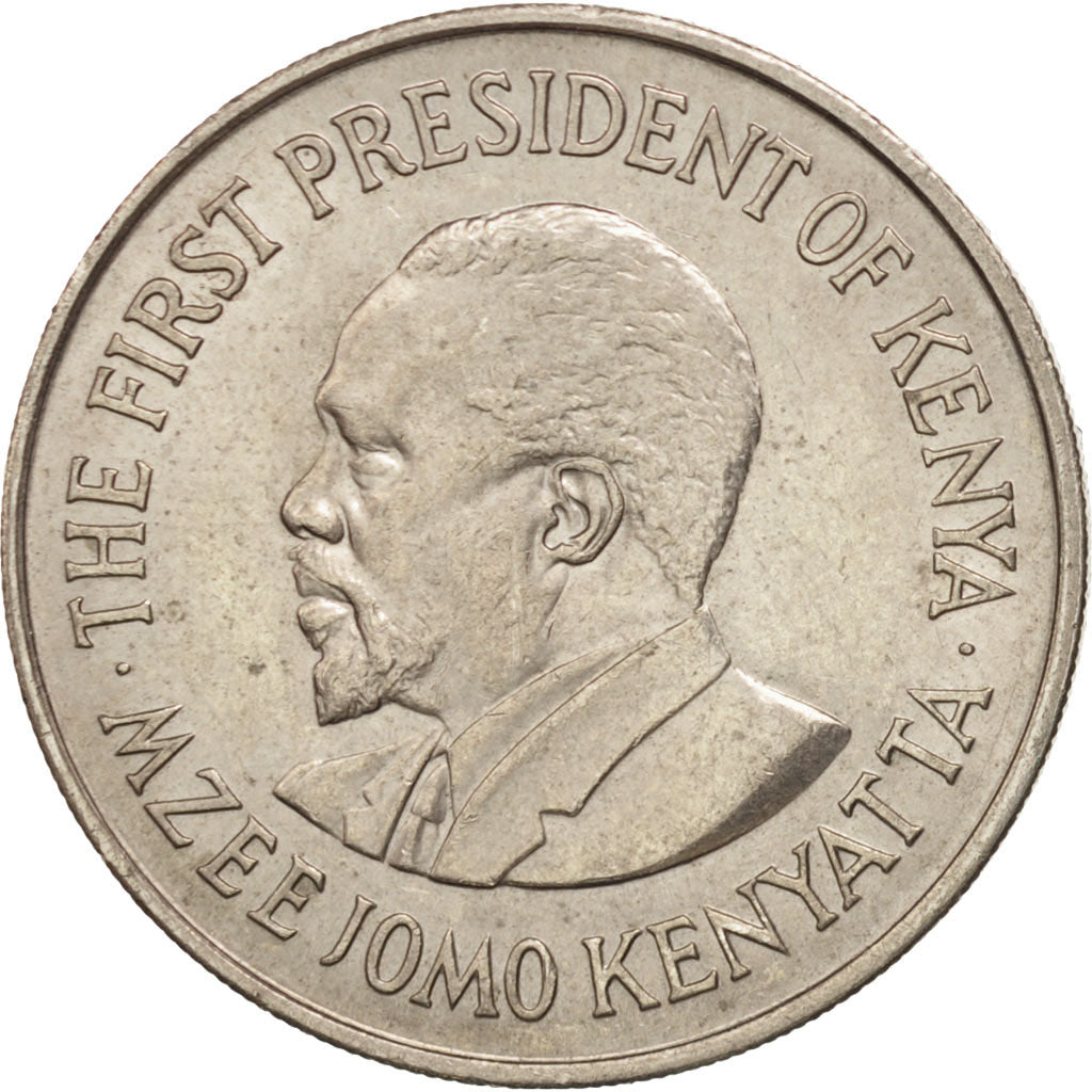 Coin, Kenya, Shilling, 1971, AU(55-58), Copper-nickel, KM:14