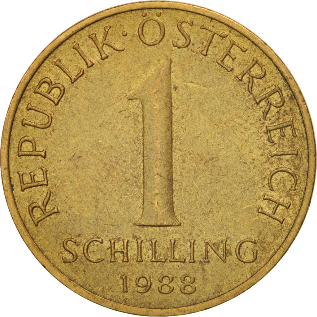 Coin, Austria, Schilling, 1988, AU(50-53), Aluminum-Bronze, KM:2886