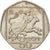Munten, Cyprus, 50 Cents, 1993, PR, Copper-nickel, KM:66