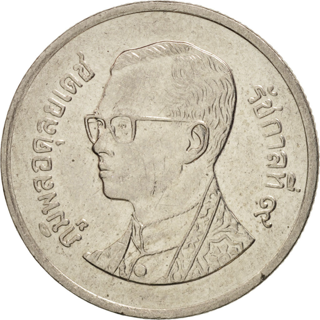 Thailand, Rama IX, Baht, 2002, MS(60-62), Copper-nickel, KM:183