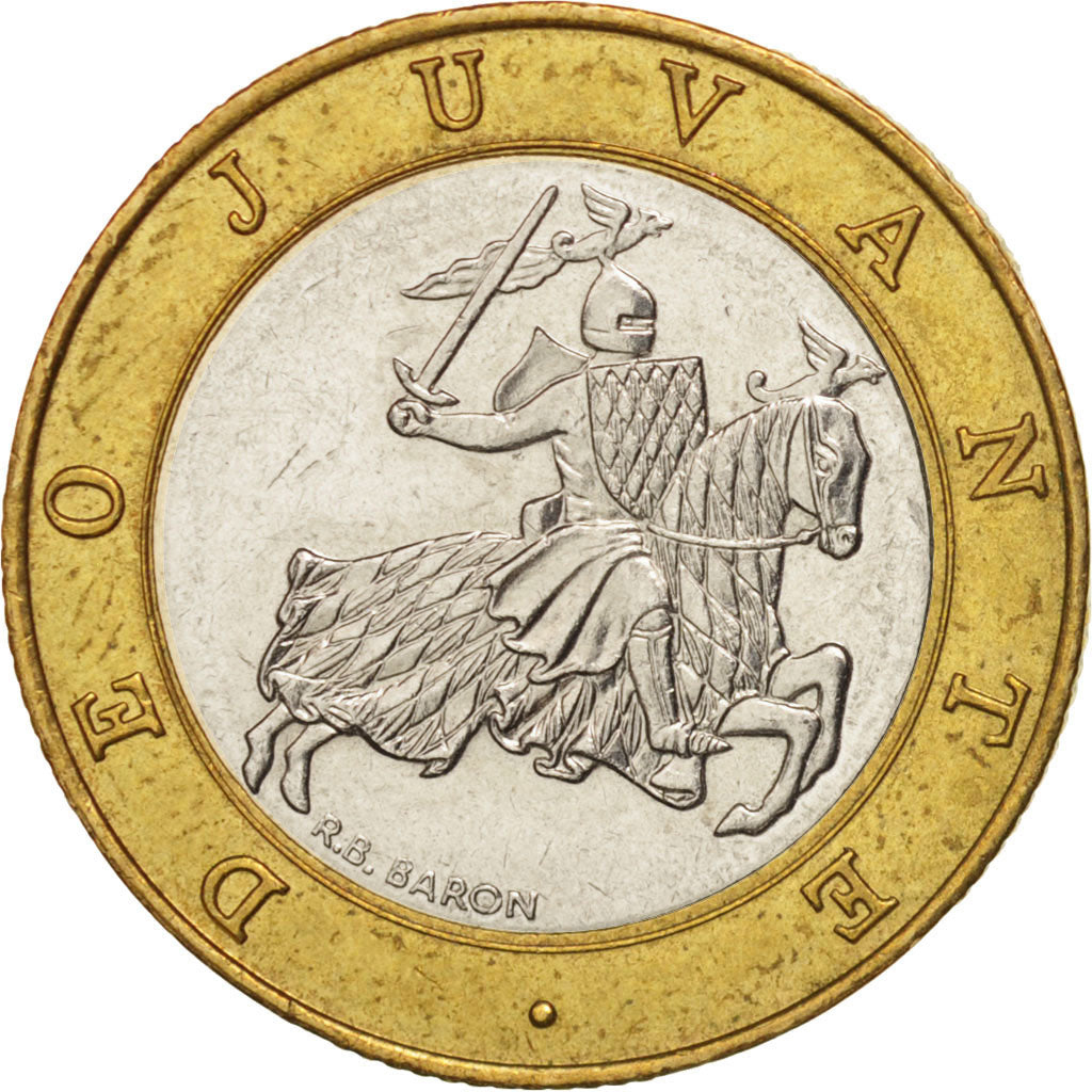 Monaco, Rainier III, 10 Francs, 1992, AU(55-58), Bi-Metallic, KM:163