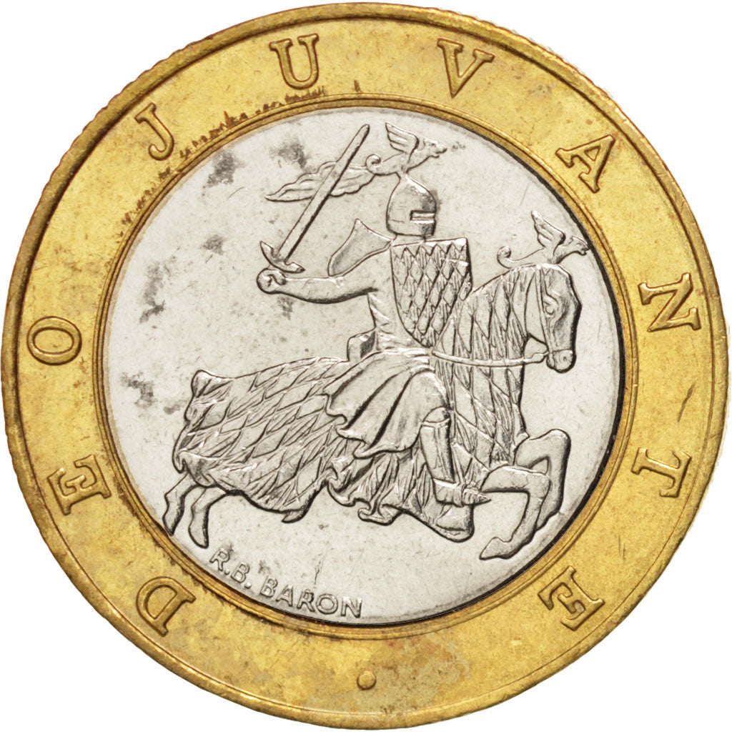 Coin, Monaco, Rainier III, 10 Francs, 1996, AU(55-58), Bi-Metallic, KM:163