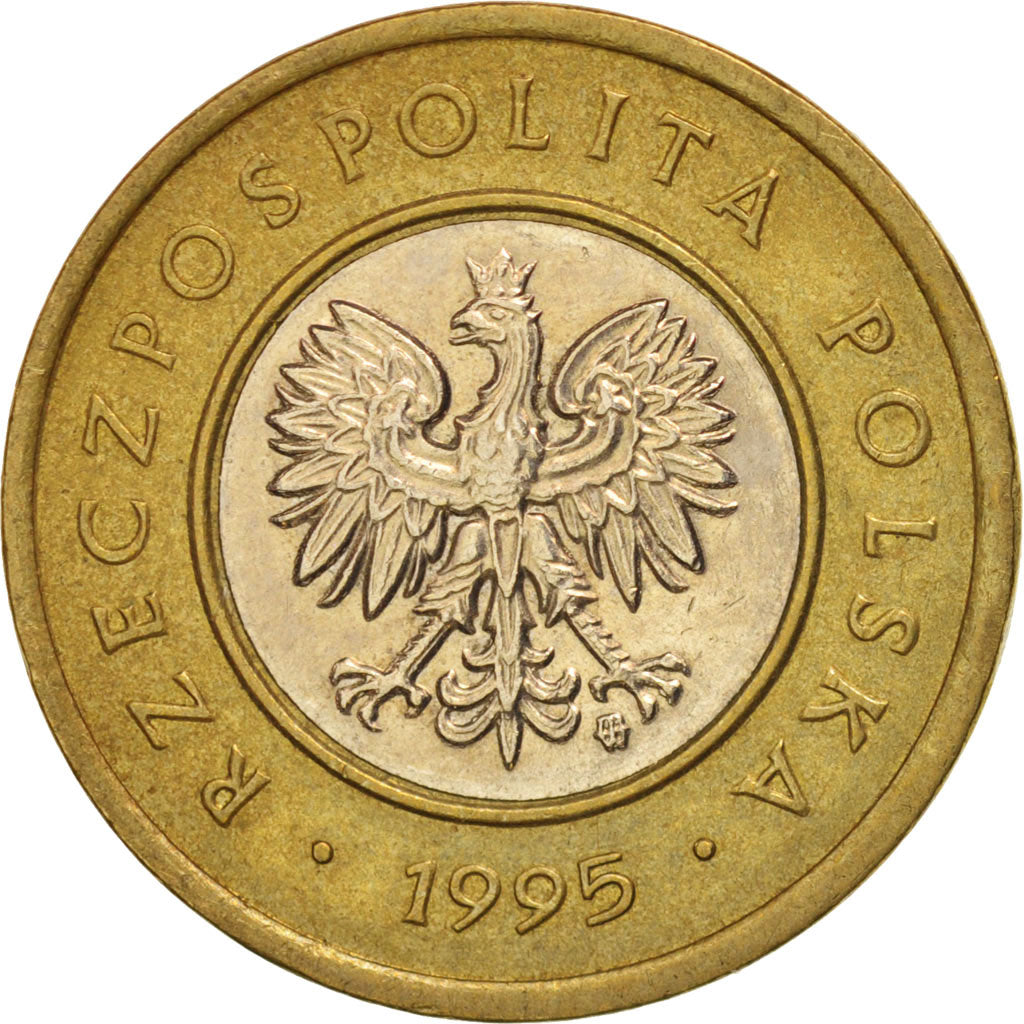 Moneda, Polonia, 2 Zlote, 1995, Warsaw, EBC, Bimetálico, KM:283