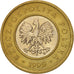 Moneda, Polonia, 2 Zlote, 1995, Warsaw, EBC, Bimetálico, KM:283