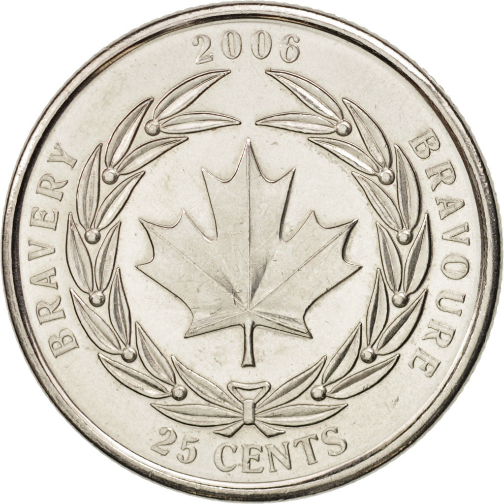 Coin, Canada, Elizabeth II, 25 Cents, 2006, Royal Canadian Mint, Winnipeg