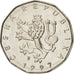 Monnaie, République Tchèque, 2 Koruny, 1997, SUP+, Nickel plated steel, KM:9