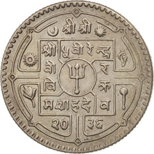 Coin, Nepal, SHAH DYNASTY, Birendra Bir Bikram, Rupee, 1979, AU(55-58)