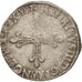 France, Henri III, 1/4 Ecu, 1587, Rennes, TB+, Argent, Sombart:4662