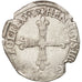 Frankreich, Henri III, 1/4 Ecu, 1587, Nantes, VF(30-35), Silver, Sombart:4662
