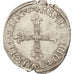 Münze, Frankreich, 1/4 Ecu, 1587, Nantes, SS, Silber, Sombart:4662