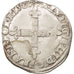 France, Henri III, 1/4 Ecu, 1588, Bayonne, VF(30-35), Silver, Sombart:4662