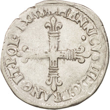 Moneta, Francia, 1/8 Ecu, 1588, Nantes, BB, Argento, Sombart:4664