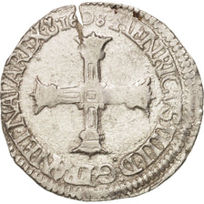 Münze, Frankreich, 1/4 Ecu, 1608, Saint Lô, SS, Silber, Sombart:4682