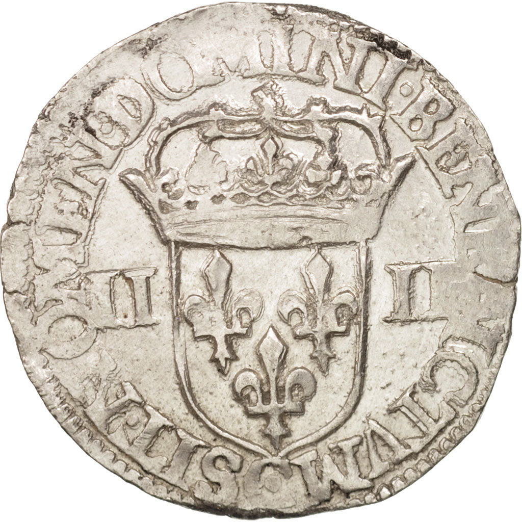 Munten, Frankrijk, 1/4 Ecu, 1608, Saint Lô, ZF+, Zilver, Sombart:4682