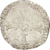 Frankreich, Henri IV, 1/4 Ecu, 1608, Angers, VF(20-25), Silver, Sombart:4686