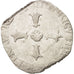 France, Henri IV, 1/4 Ecu, 1602, La Rochelle, VF(20-25), Silver, Sombart:4686
